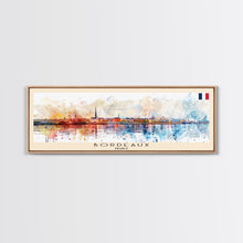 Load image into Gallery viewer, Borås Sweden Travel Art, City Art, Framed Canvas Print or Metal Wall Art, Europe Travel Poster, Panoramic Wall Art, Extra Wide Wall Art