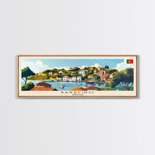 Load image into Gallery viewer, Barreiro Portugal Travel Print Wall Art, Panoramic City Art, Travel Art, Wall Decor, Vacation Gift, Framed Canvas Print Or Metal Art