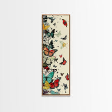 Load image into Gallery viewer, Traditional Sumo Wrestlers Japanese Art Tall Skinny Framed Canvas Print - Ukiyo-e Wall Art