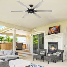Carregar imagem no visualizador da galeria, 70" Madhya Industrial Ceiling Fan with Remote Control