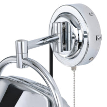 Load image into Gallery viewer, 10" Modern Black Small Ceiling Fan with Pull Chain