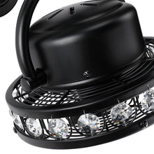 Load image into Gallery viewer, 10" Modern Black Small Ceiling Fan with Pull Chain