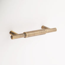 Cargar imagen en el visor de la galería, Charlotte Solid Brass Drawer Pull - 3.75 Inch Centers