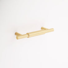 Cargar imagen en el visor de la galería, Charlotte Solid Brass Drawer Pull - 3.75 Inch Centers