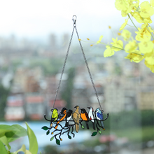 Load image into Gallery viewer, Bird Stained Glass Hangings