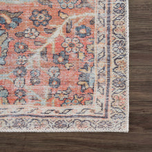 Load image into Gallery viewer, Urpi Rose & Blue Washable Area Rug - Clearance