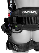 Load image into Gallery viewer, Frontline 110CTB-AM American Style Full Body Harness with Aluminum Hardware and Suspension Trauma Straps M/L