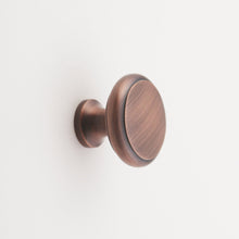 Load image into Gallery viewer, Elizabeth Solid Brass Cabinet Knob with Base - 1.5"