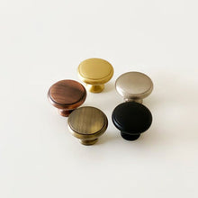 Load image into Gallery viewer, Elizabeth Solid Brass Cabinet Knob with Base - 1.5"