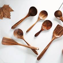Carregar imagem no visualizador da galeria, Wooden Utensils Set