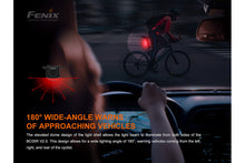 Carregar imagem no visualizador da galeria, Fenix BC05R V2.0 Rechargeable Bicycle Tail Light
