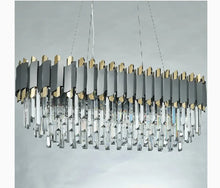 Carregar imagem no visualizador da galeria, Alfianello | Creative Drum Crystal Hanging Lighting For Living Room