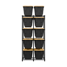 Carregar imagem no visualizador da galeria, 12 Gallon Storage Bin Rack with Bins