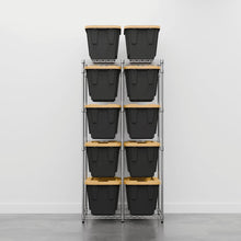 Carregar imagem no visualizador da galeria, 12 Gallon Storage Bin Rack with Bins