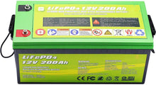 Carregar imagem no visualizador da galeria, 12V 200Ah LiFePO4 Deep Cycle Lithium Battery