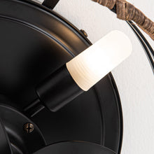 Carregar imagem no visualizador da galeria, 13" Farmhouse Flush Mount Reversible Ceiling Fan with Lighting and Remote Control