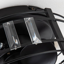 Carregar imagem no visualizador da galeria, 13" Modern DC Motor Flush Mount Reversible Crystal Ceiling Fan with Lighting and Remote Control