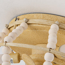 Carregar imagem no visualizador da galeria, 13" Farmhouse DC Motor Flush Mount Reversible Ceiling Fan with Lighting and Remote Control