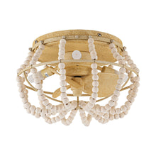 Carregar imagem no visualizador da galeria, 13" Farmhouse DC Motor Flush Mount Reversible Ceiling Fan with Lighting and Remote Control