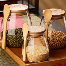 Carregar imagem no visualizador da galeria, Wooden Bamboo Jar