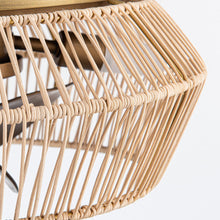 Carregar imagem no visualizador da galeria, 14" Farmhouse DC Motor Flush Mount Reversible Iron Ceiling Fan with LED Lighting and Remote Control