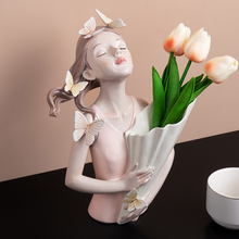 Load image into Gallery viewer, Beautiful Girl Flower Vase