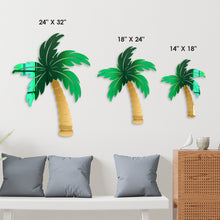 Load image into Gallery viewer, Palm Tree Mirror Wall Decor