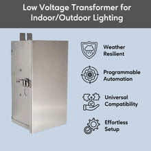 Carregar imagem no visualizador da galeria, 150W Multi-Tap Low Voltage Transformers | 12V - 15V