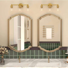 Carregar imagem no visualizador da galeria, GETINLIGHT Inlight 20 Wide 3 Light Gold Bathroom Vanity Light