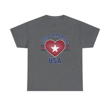 Load image into Gallery viewer, "I Miss America" Heart Unisex Heavy Cotton Tee