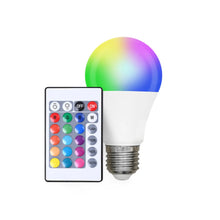Carregar imagem no visualizador da galeria, 16-Color Changing LED Dimmer Bulb with Remote Control