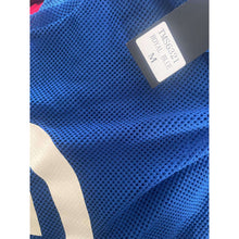 Load image into Gallery viewer, VERSITY STRIPE PRINTED MESH TOP