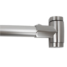 Carregar imagem no visualizador da galeria, 36 in. to 61 in. Curved Shower Rod (Brushed Nickel Finish)