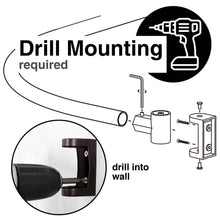 Carregar imagem no visualizador da galeria, 36 in. to 61 in. Curved Shower Rod (Oil-Rubbed Bronze Finish)