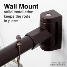 Carregar imagem no visualizador da galeria, 36 in. to 61 in. Curved Shower Rod (Oil-Rubbed Bronze Finish)