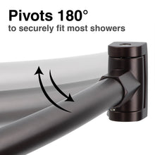 Carregar imagem no visualizador da galeria, 36 in. to 61 in. Curved Shower Rod (Oil-Rubbed Bronze Finish)
