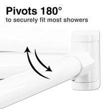 Carregar imagem no visualizador da galeria, 36 in. to 61 in. Curved Shower Rod (White Finish)