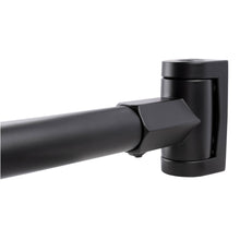 Carregar imagem no visualizador da galeria, 36 in. to 61 in. Curved Shower Rod (Black Finish)