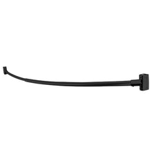 Carregar imagem no visualizador da galeria, 36 in. to 61 in. Curved Shower Rod (Black Finish)