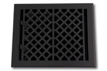 Cargar imagen en el visor de la galería, Cast Iron Vintage Industrial Vent Covers - Black