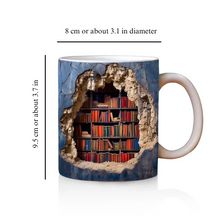 Load image into Gallery viewer, 3D Bookshelf Mug