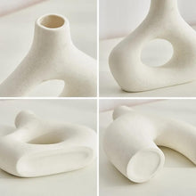 Carregar imagem no visualizador da galeria, Hollow Ceramic Vase Set