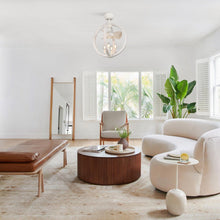 Carregar imagem no visualizador da galeria, 18" Cairns DC Motor Modern Downrod Mount Reversible Ceiling Fan with Lighting and Remote Control