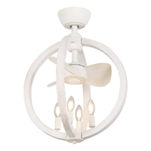 Carregar imagem no visualizador da galeria, 18" Cairns DC Motor Modern Downrod Mount Reversible Ceiling Fan with Lighting and Remote Control