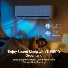 Cargar imagen en el visor de la galería, Greenland 18,000 BTU WiFi Ductless Mini Split AC with Heat Pump (R454B Refrigerant)