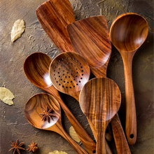 Carregar imagem no visualizador da galeria, Wooden Utensils Set