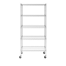 Carregar imagem no visualizador da galeria, 18" x 36" x 72" 5-Tier Wire Rack