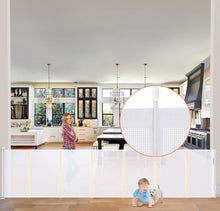 Carregar imagem no visualizador da galeria, HDUYFYD 120 Inches Extra Wide Retractable Baby Gates, 35" Tall Baby Gates for Large Openings, Upgraded Retractable Gate with Fiberglass, Extra Large P