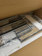 Carregar imagem no visualizador da galeria, UPGENT Simple Modern LED Chandelier Stair Chandelier Dimmable 12 Ring Rectangular Chandelier high Door for Living Room lamp Hall lamp Remote Control