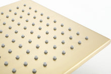 Load image into Gallery viewer, Luxurious Brushed Gold Or Matte black Wall-Mounted Thermostatic Rain Exposed Shower Set with Tub Spout